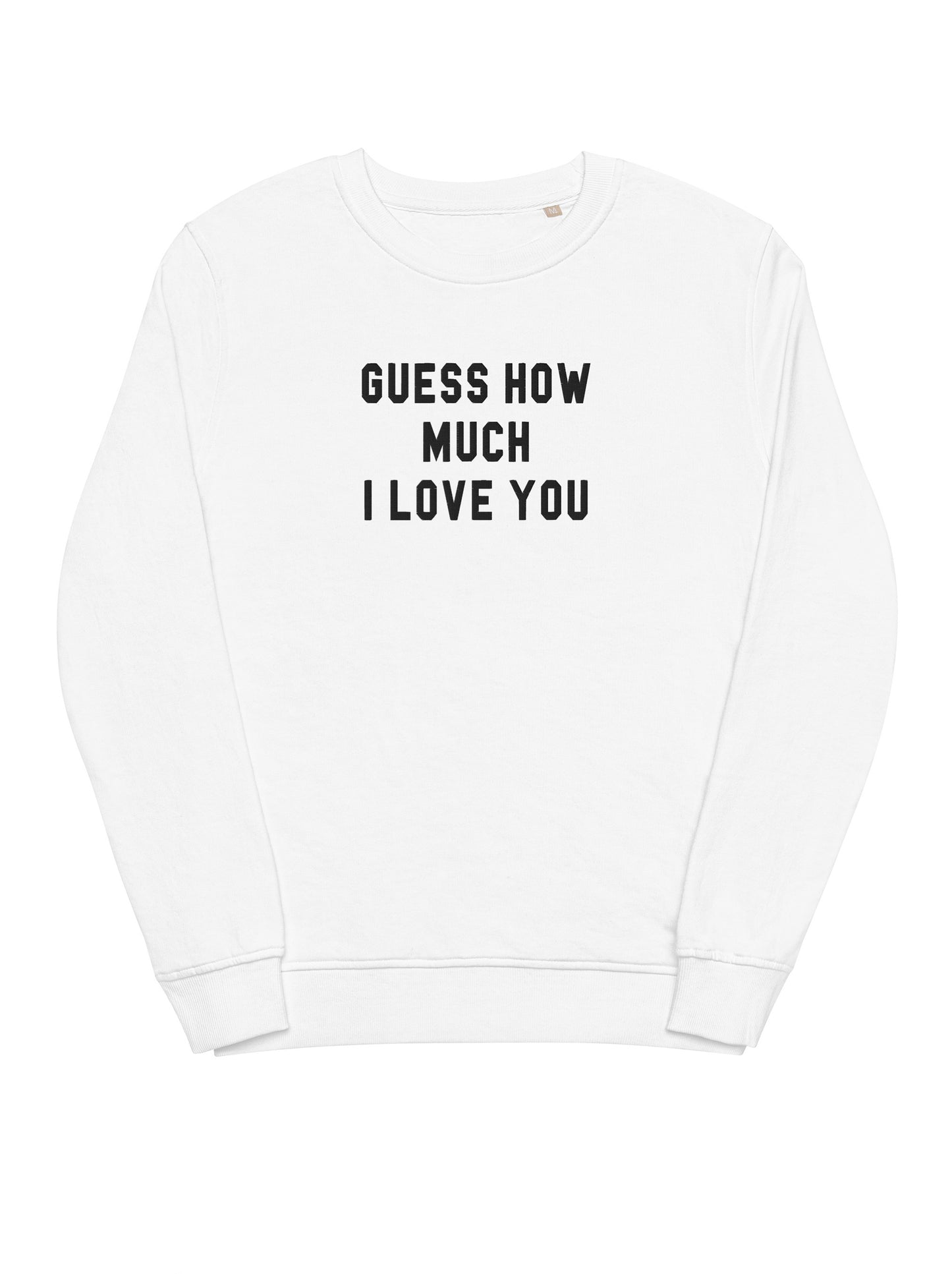 Amii Angel Classic Collection : Guess How Much I Love You Sweater Hight Quality Embroidered Logo (Organic Cotton)