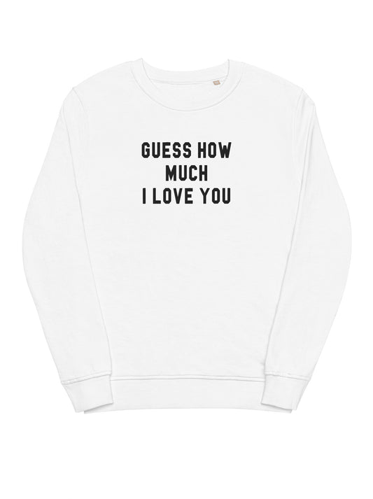 Amii Angel Classic Collection : Guess How Much I Love You Sweater Hight Quality Embroidered Logo (Organic Cotton)