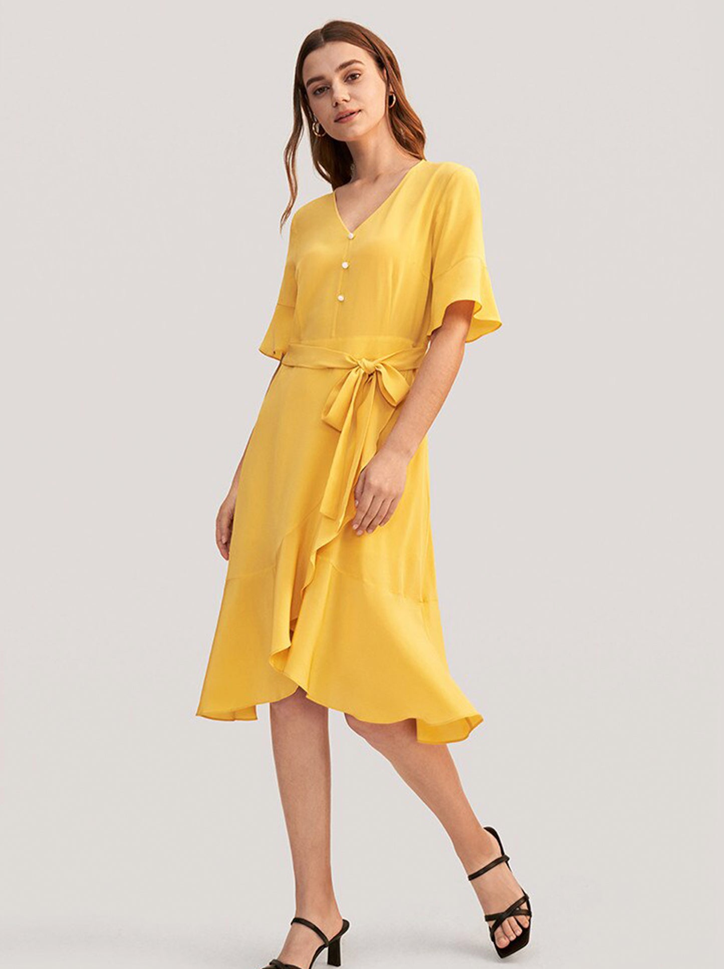 Summer dreams : LILYSILK Summer Dress (100% Silk)