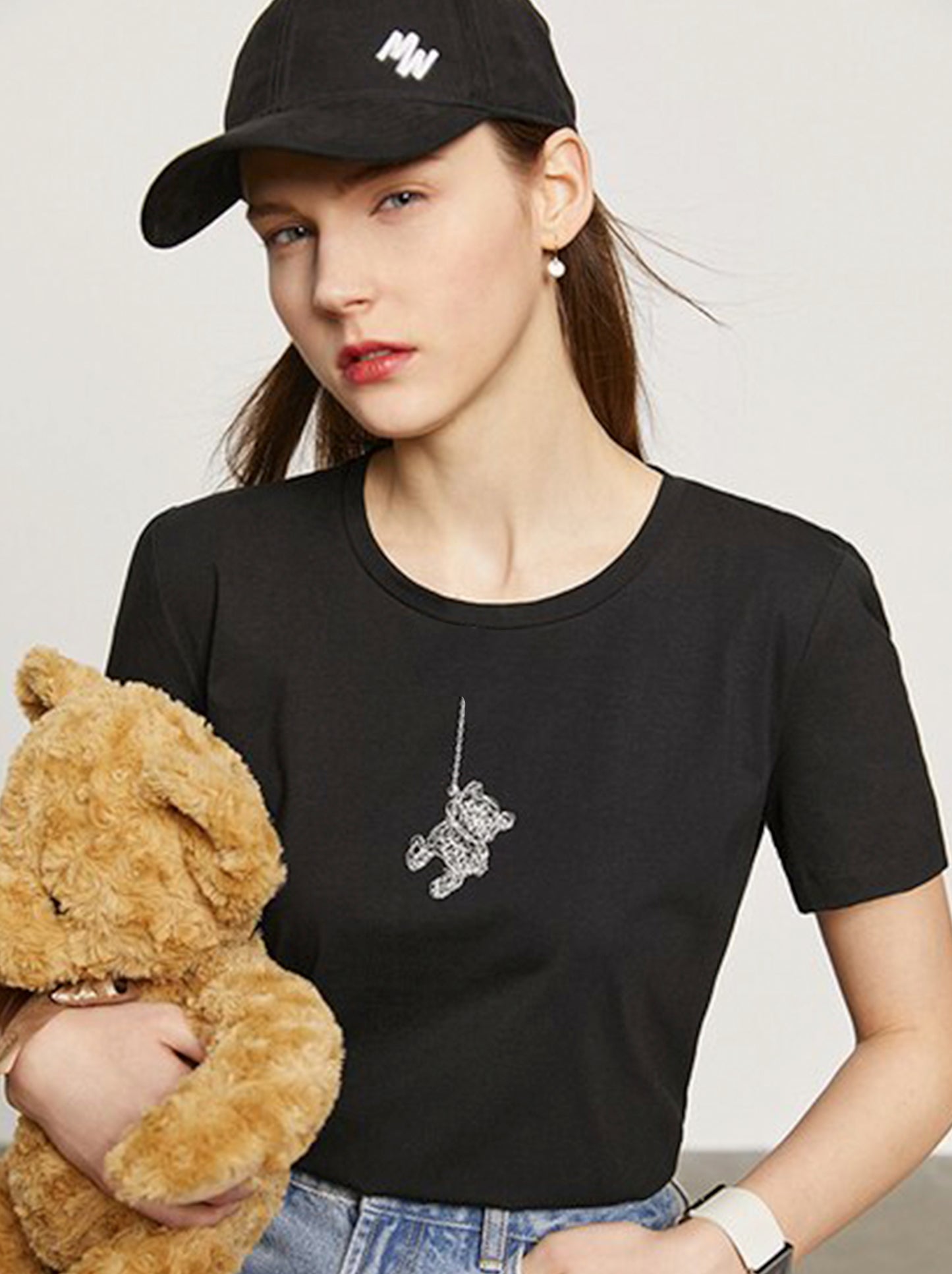 Amii Angel Classic Collection : Bear Eye Hight Quality Embroidered Logo (Organic Cotton)