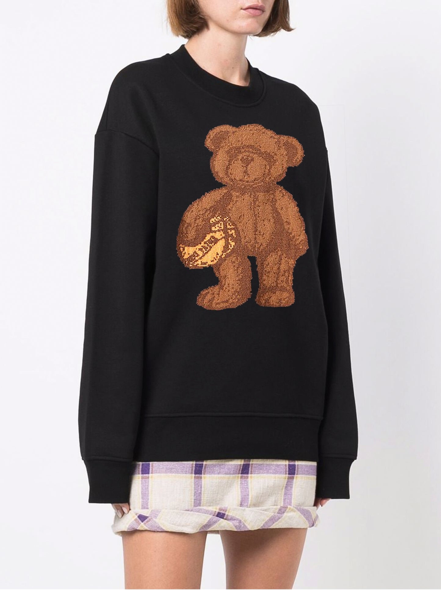 Amii Angel Classic Collection : Bear Sweater Hight Quality Print Logo (Organic Cotton)