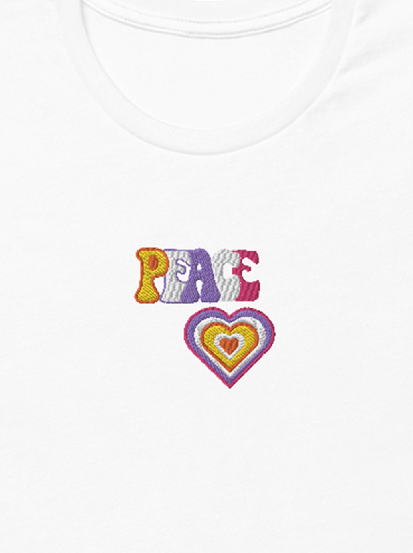 Amii Angel Classic Collection Peace Tee Hight Quality Embroidered Logo (Organic Cotton)