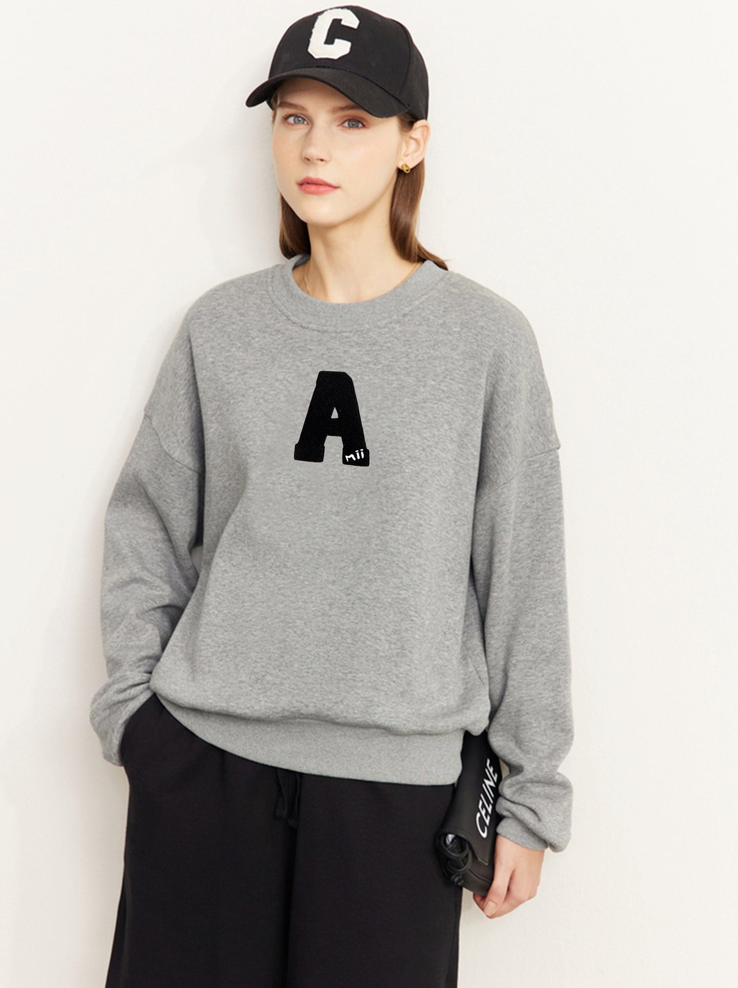Amii Angel Classic Collection : Amii Sweater Hight Quality Embroidered Logo (Organic Cotton)