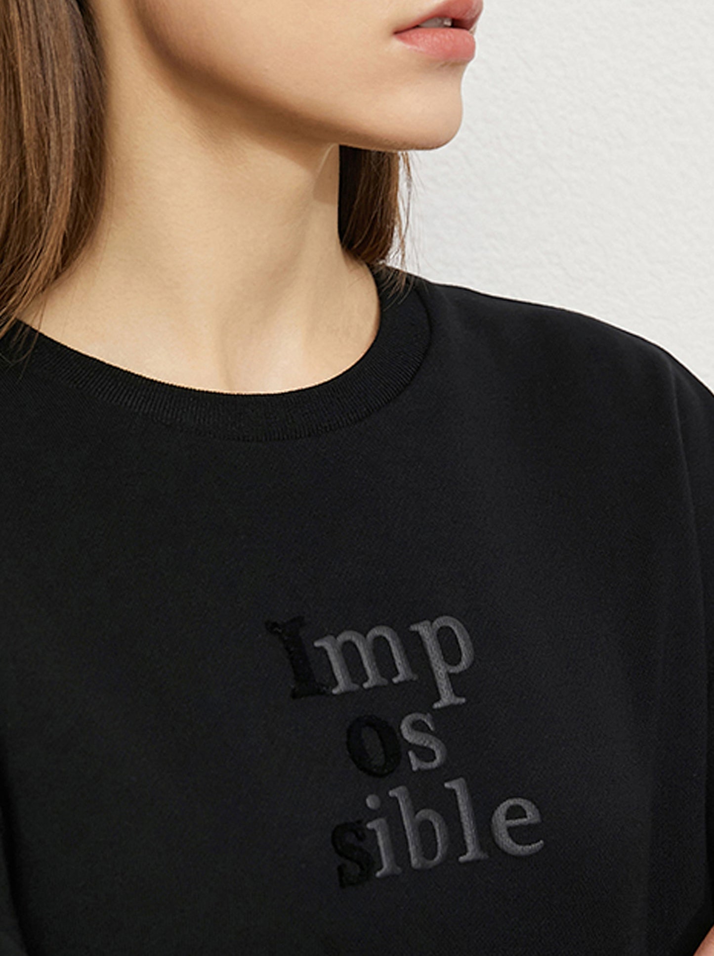 Amii Angel Classic Collection : Impossible Sweater Hight Quality Embroidered Logo (Organic Cotton)